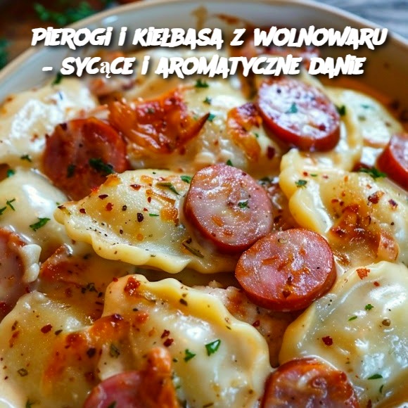 Pierogi i kiełbasa z wolnowaru – sycące i aromatyczne danie