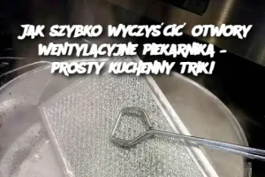 Jak szybko wyczyścić otwory wentylacyjne piekarnika – prosty kuchenny trik!