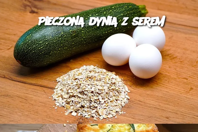 Pieczona dynia z serem