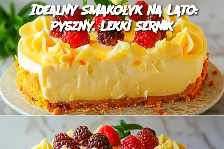 Idealny Smakołyk na Lato: Pyszny, Lekki Sernik