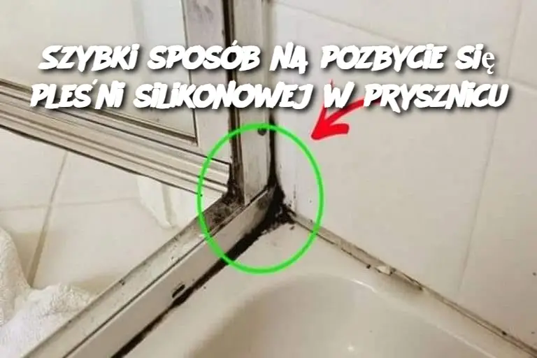 Szybki sposób na pozbycie się pleśni silikonowej w prysznicu