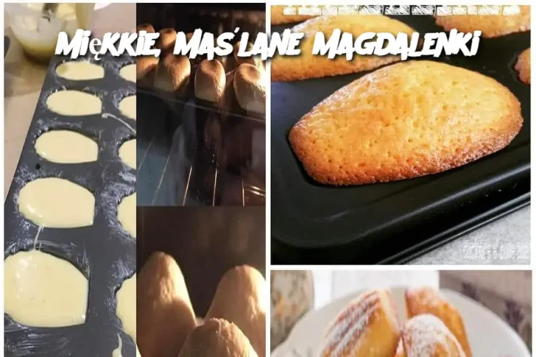 Miękkie, maślane magdalenki