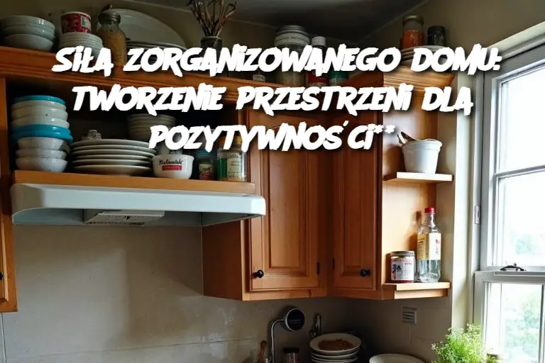 Siła zorganizowanego domu: tworzenie przestrzeni dla pozytywności**