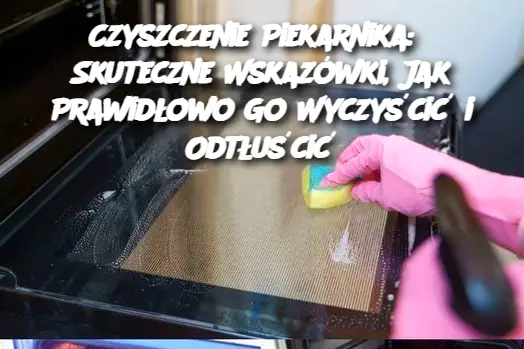 Czyszczenie Piekarnika: 3 Skuteczne Wskazówki, Jak Prawidłowo Go Wyczyścić i Odtłuścić