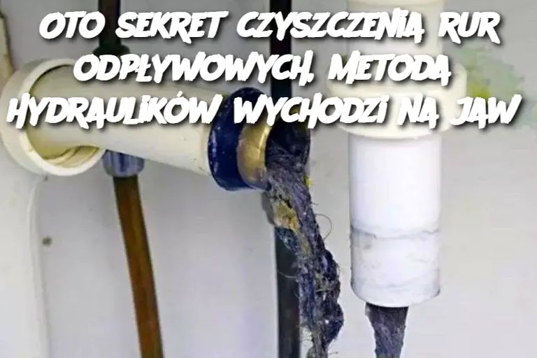 Oto sekret czyszczenia rur odpływowych, metoda hydraulików wychodzi na jaw