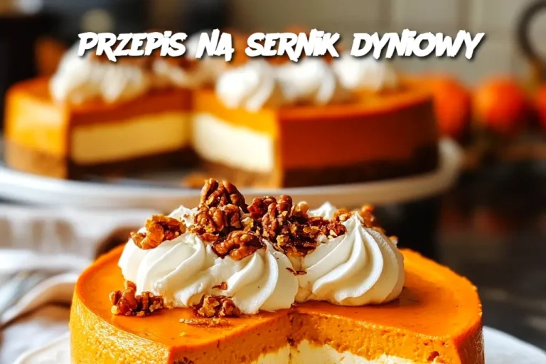 Przepis na sernik dyniowy