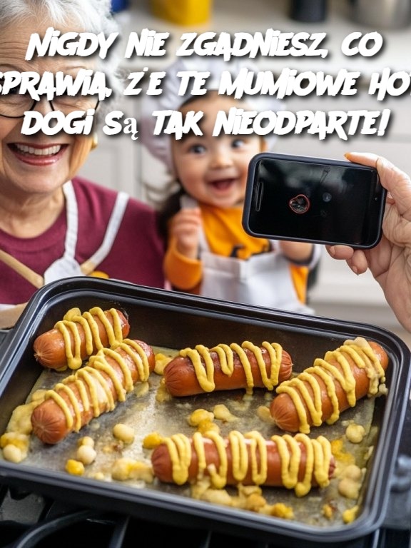 Nigdy nie zgadniesz, co sprawia, że ​​te mumiowe hot dogi są tak nieodparte!