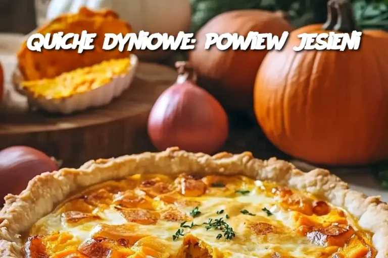 Quiche dyniowe: powiew jesieni