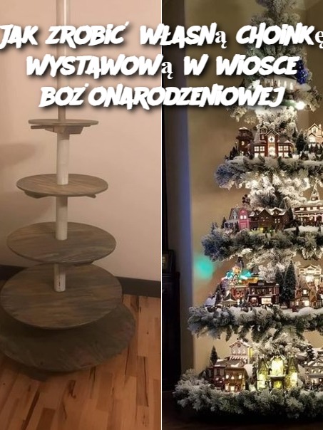 Jak zrobić własną choinkę wystawową w wiosce bożonarodzeniowej