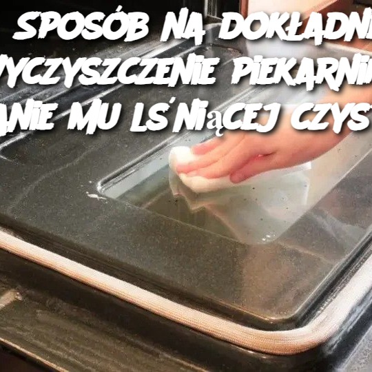 Sposób na dokładne wyczyszczenie piekarnika i nadanie mu lśniącej czystości.