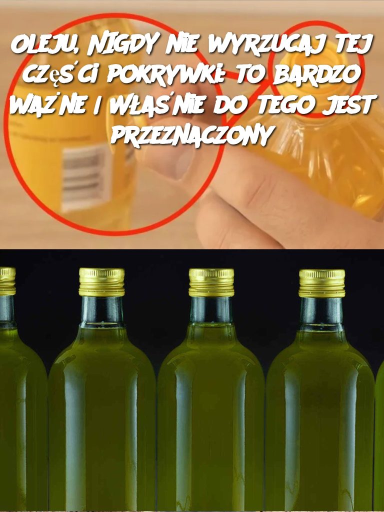 Oleju, NIGDY nie wyrzucaj tej części pokrywki: to bardzo ważne | Właśnie do tego jest przeznaczony