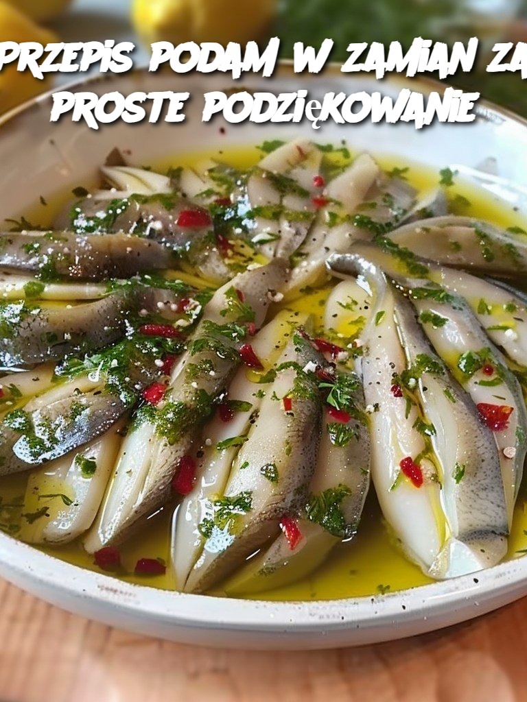 Przepis podam w zamian za proste podziękowanie