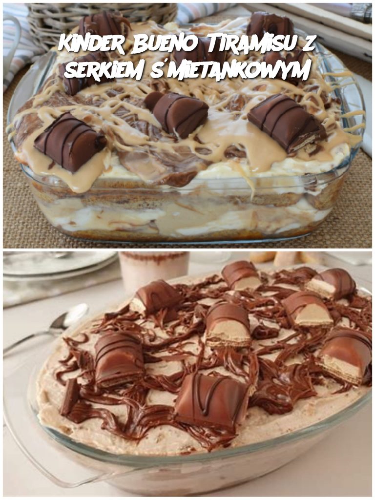 Kinder Bueno Tiramisu z serkiem śmietankowym