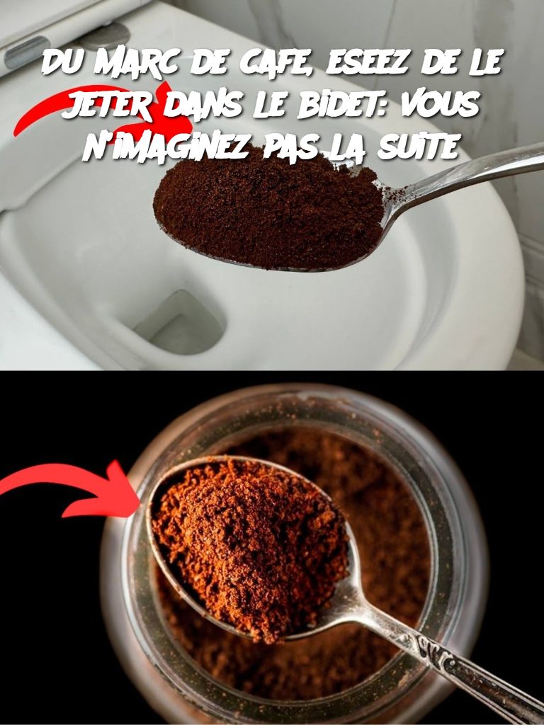 Du marc de cafe, eseez de le jeter dans le bidet: vous n’imaginez pas la suite