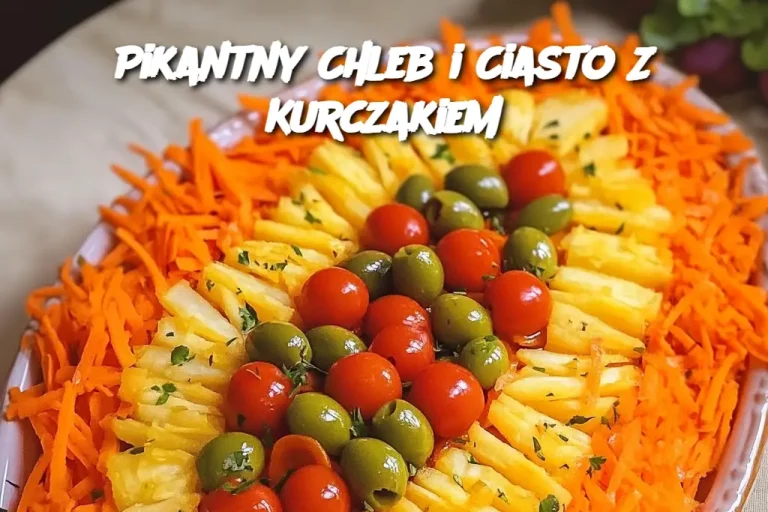 Pikantny Chleb i Ciasto Z Kurczakiem