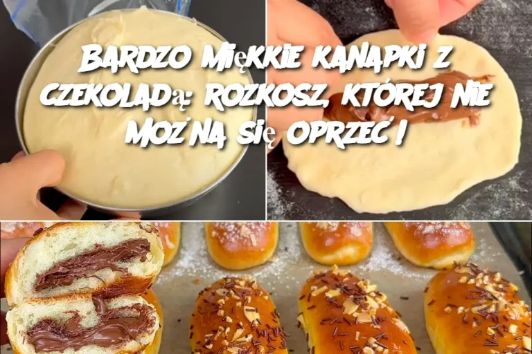 Bardzo miękkie kanapki z czekoladą: rozkosz, której nie można się oprzeć!