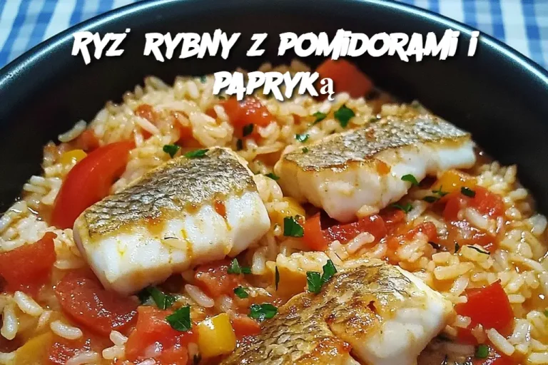 Ryż rybny z pomidorami i papryką