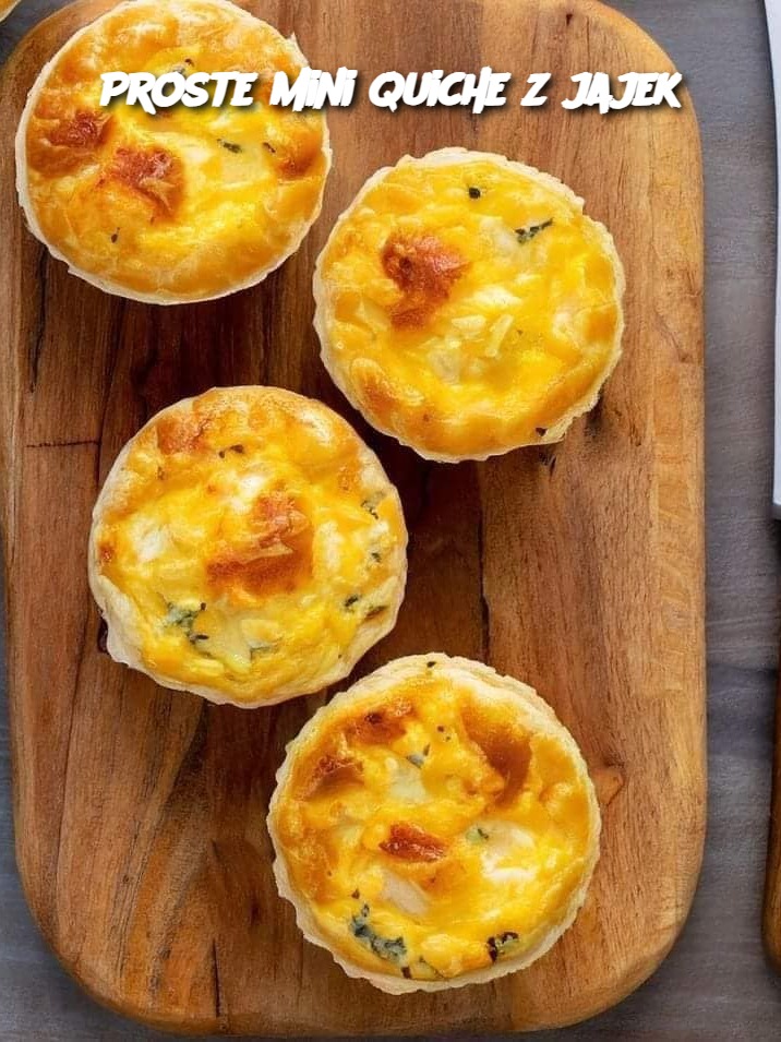 Proste mini quiche z jajek