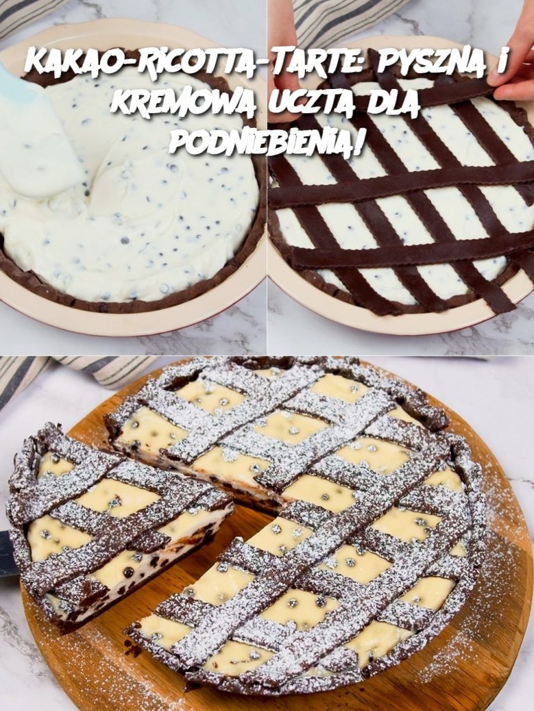 Kakao-Ricotta-Tarte: Pyszna i kremowa uczta dla podniebienia!