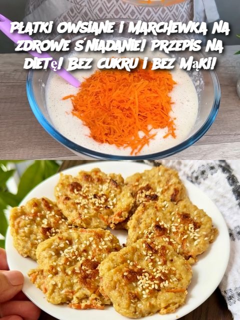 Płatki owsiane i marchewka na zdrowe śniadanie! Przepis na dietę! Bez cukru i bez mąki!