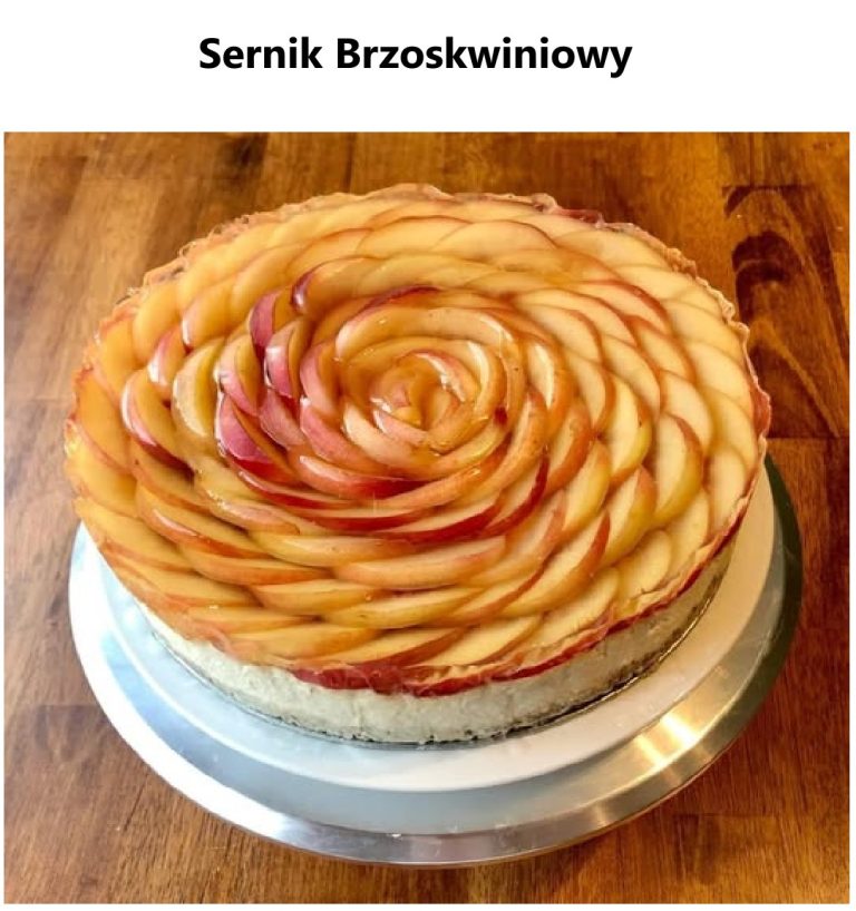 Sernik Brzoskwiniowy