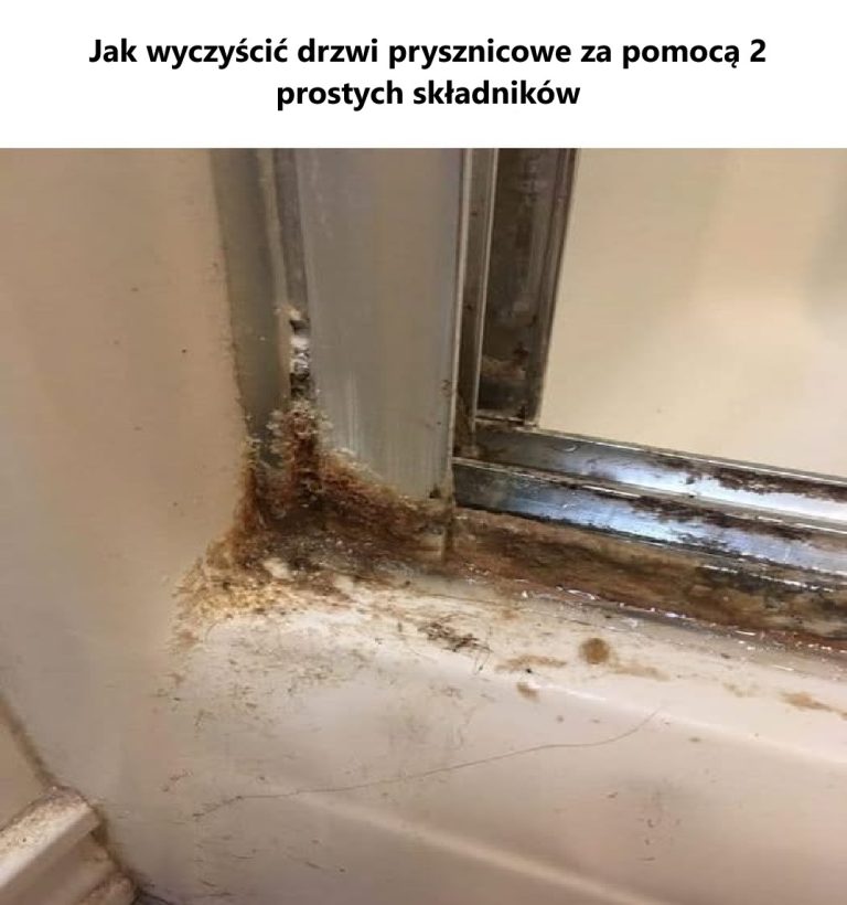 Jak wyczyścić drzwi prysznicowe za pomocą 2 prostych składników