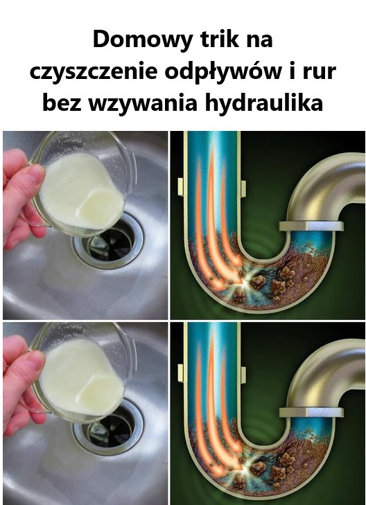 Domowy trik na czyszczenie odpływów i rur bez wzywania hydraulika