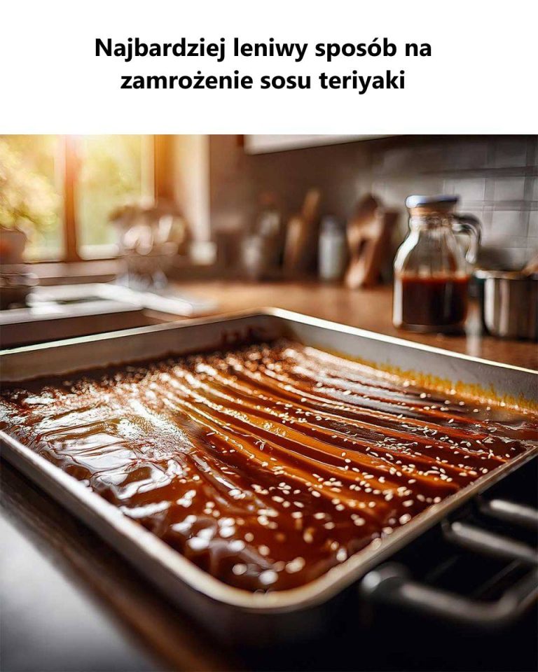 Najbardziej leniwy sposób na zamrożenie sosu teriyaki