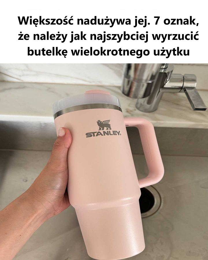 Większość nadużywa jej. 7 oznak, że należy jak najszybciej wyrzucić butelkę wielokrotnego użytku