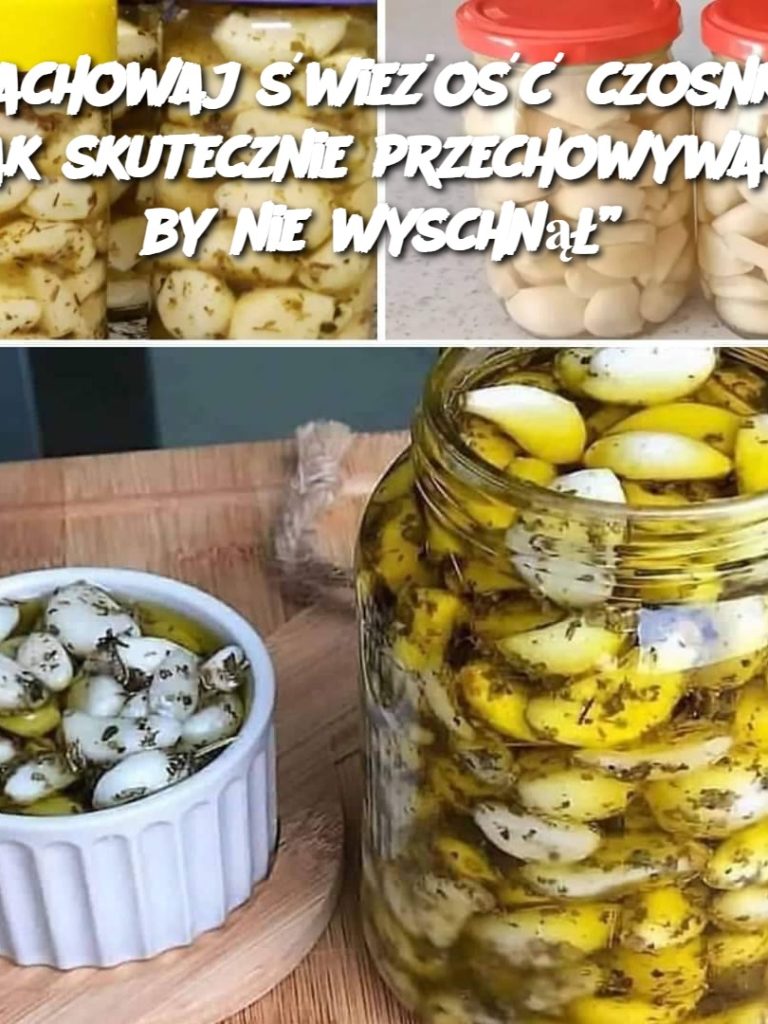 „Zachowaj świeżość czosnku: Jak skutecznie przechowywać, by nie wyschnął”