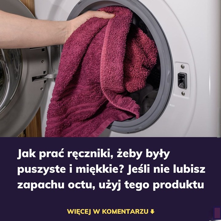 Jak prać ręczniki, żeby były puszyste i miękkie? Jeśli nie lubisz zapachu octu, użyj tego produktu