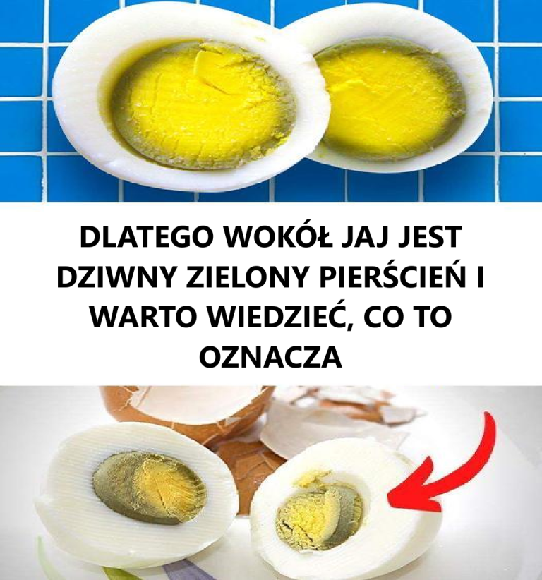 Dlaczego jajka na twardo mają dziwny zielony pierścień wokół żółtka?