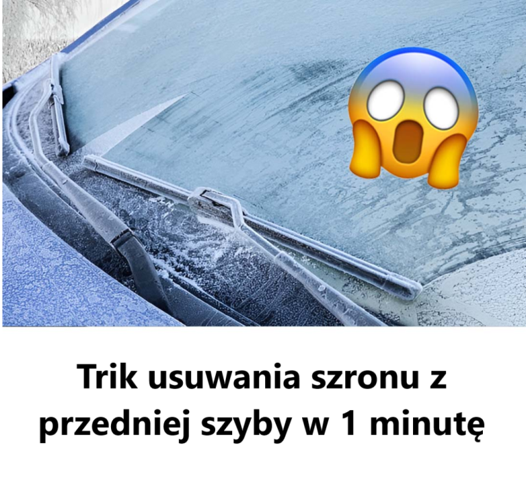 Trik usuwania szronu z przedniej szyby w 1 minutę