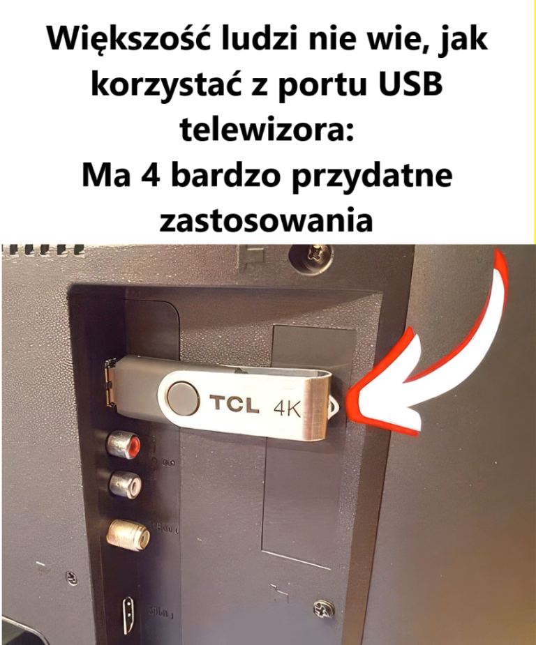 4 zastosowania portu USB w telewizorze