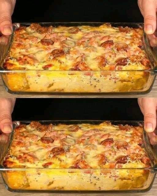Lasagne z kurczakiem Cordon Bleu