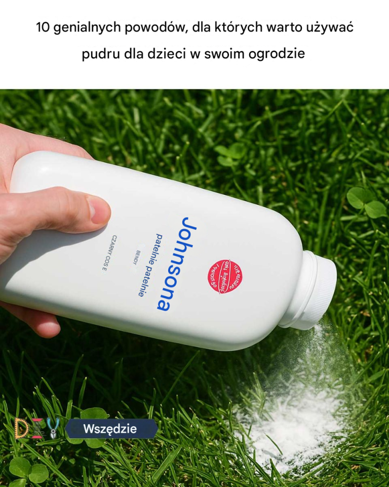 10 genialnych powodów, dla których warto używać pudru dla dzieci w ogrodzie