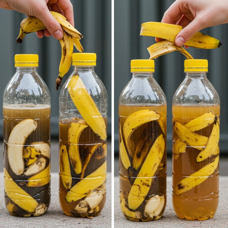Skórki od banana: Włóż je do butelki. Jeśli użyjesz ich w ten sposób, nigdy więcej ich nie wyrzucisz
