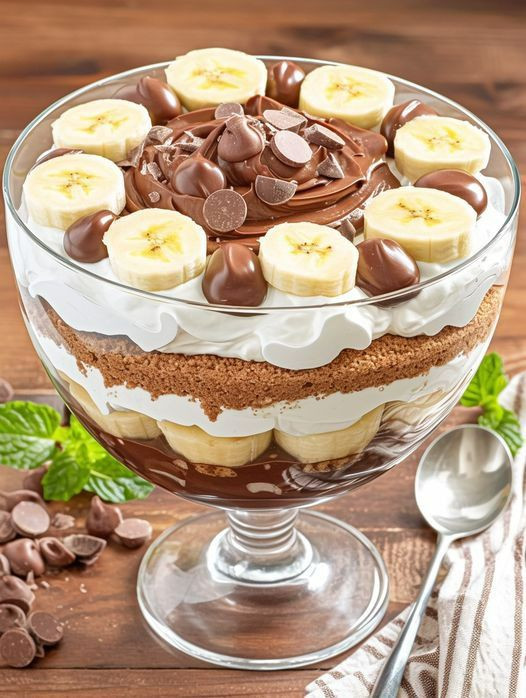 Deser bananowo-czekoladowy