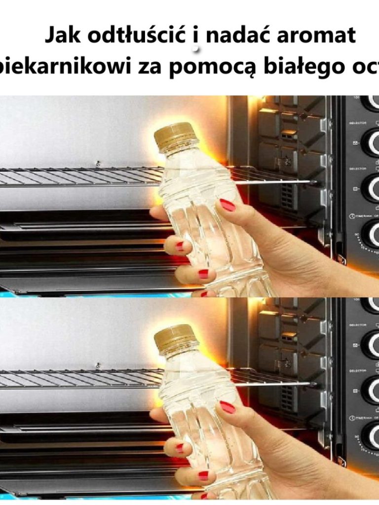 Jak odtłuścić i nadać aromat piekarnikowi za pomocą białego octu?