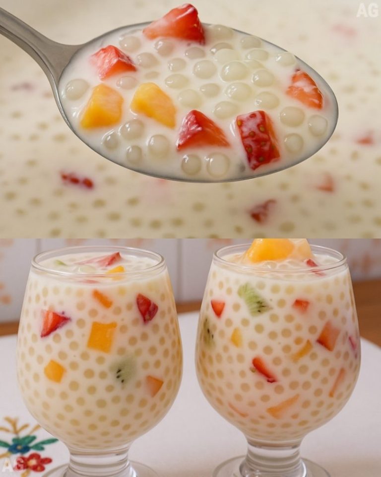 Sago z owocami