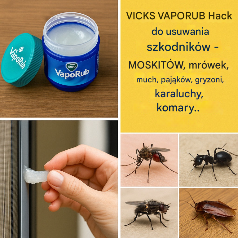 Vicks VapoRub: Zaskakujący sposób na odstraszanie szkodników!