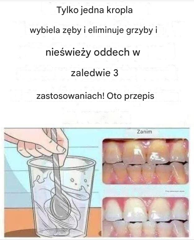 Usuń kamień nazębny i wybiel je dzięki temu prostemu przepisowi.