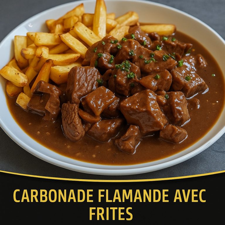 Flamandzki Carbonade z Frytkami
