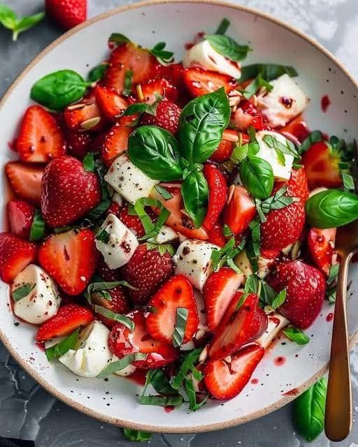 Caprese Delicje Truskawkowe z Balsamicznymi