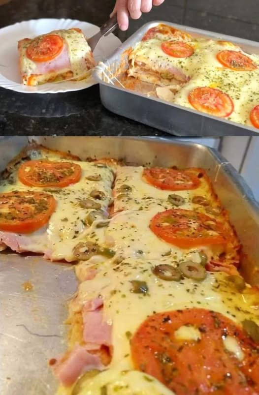 Niesamowicie pyszna zapiekana zapiekanka z mozzarellą!