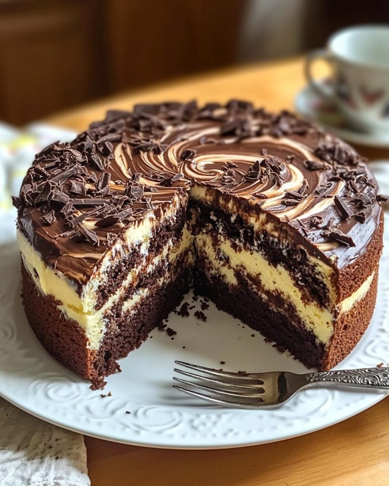 Marmurkowe Ciasto z Podwójną Czekoladą i Ricottą – Rozkoszna Harmonia Smaków
