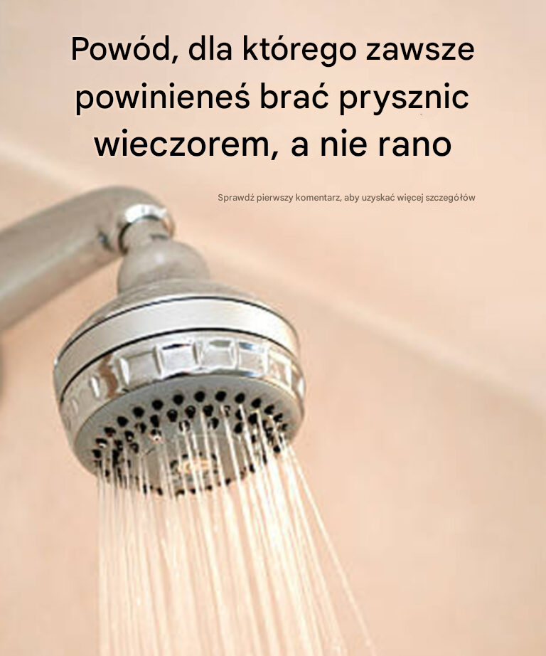 Powód, dla którego zawsze powinieneś brać prysznic wieczorem, a nie rano