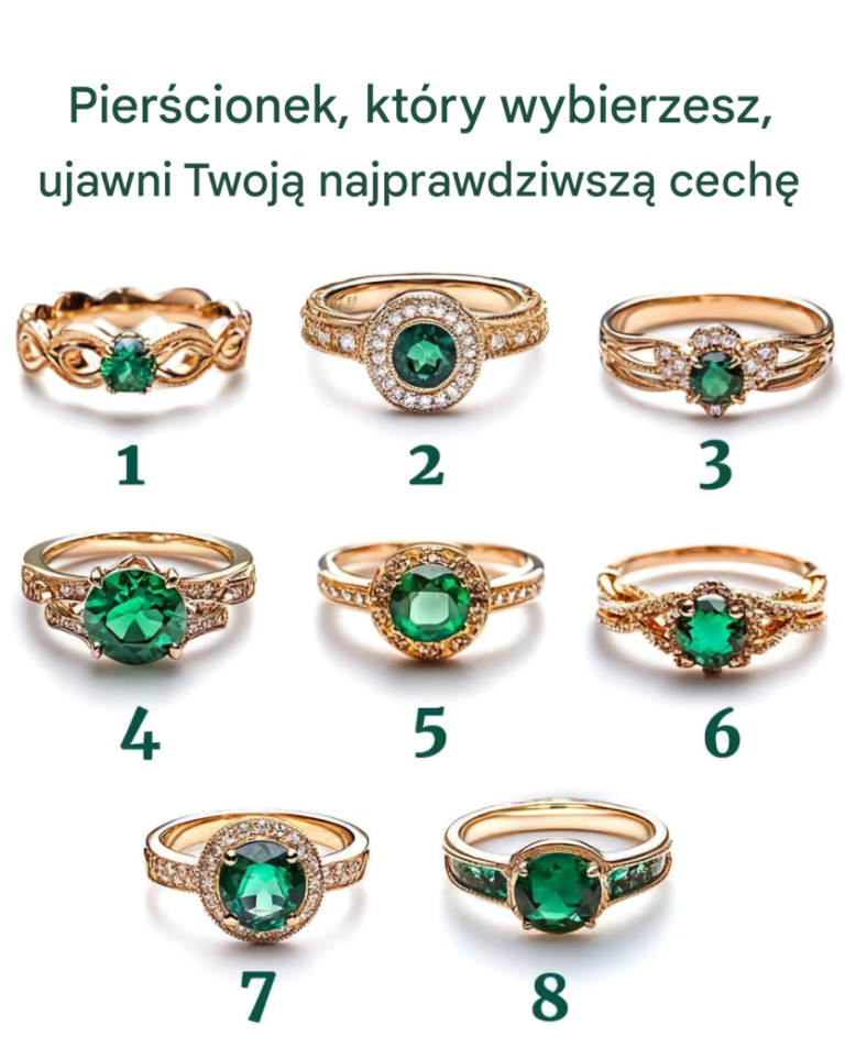 Wybierz swój pierścionek i dowiedz się, co on o Tobie mówi