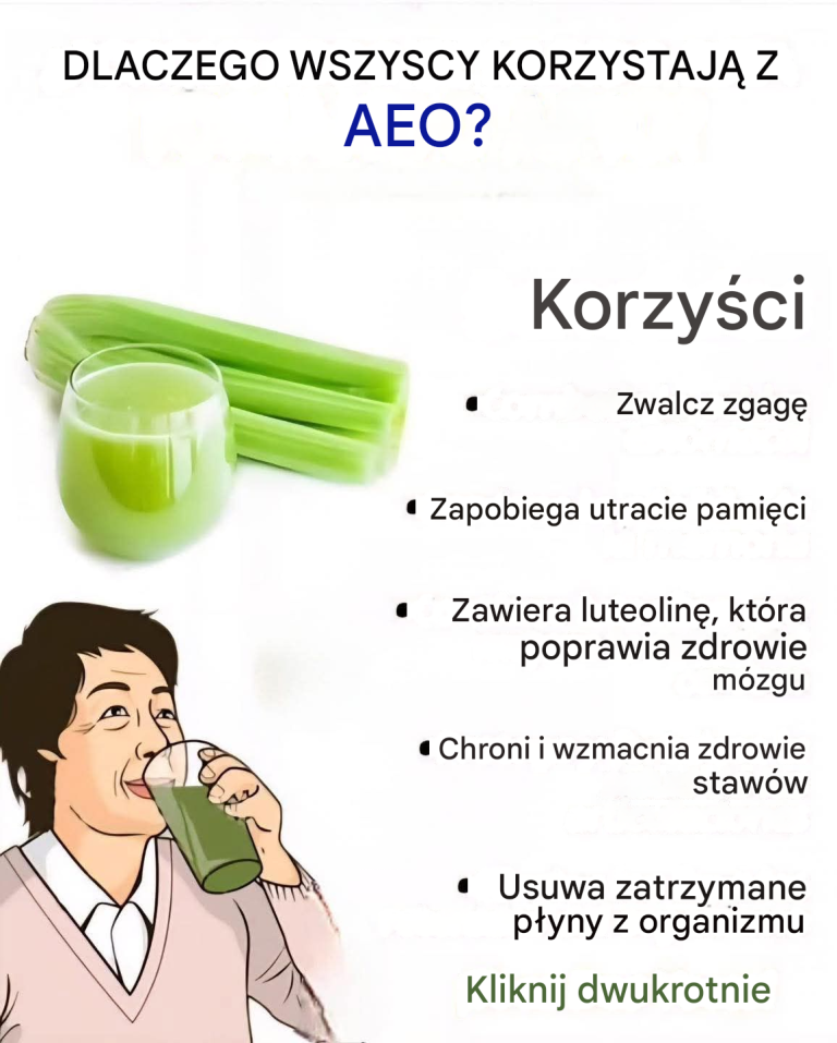 Herbata z selera: naturalny środek oczyszczający, zmniejszający stany zapalne i rewitalizujący organizm
