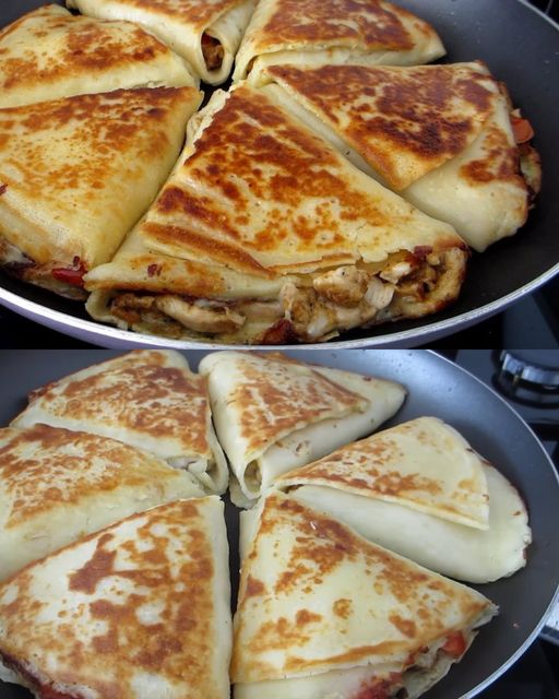 Börek faszerowany kurczakiem i serem